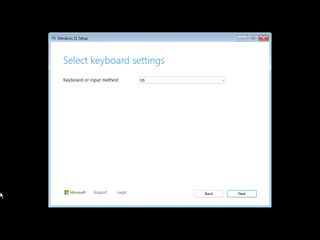 Setup keyboard setting