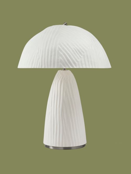 Vindkraft Table Lamp - White Moulded Paper Pulp