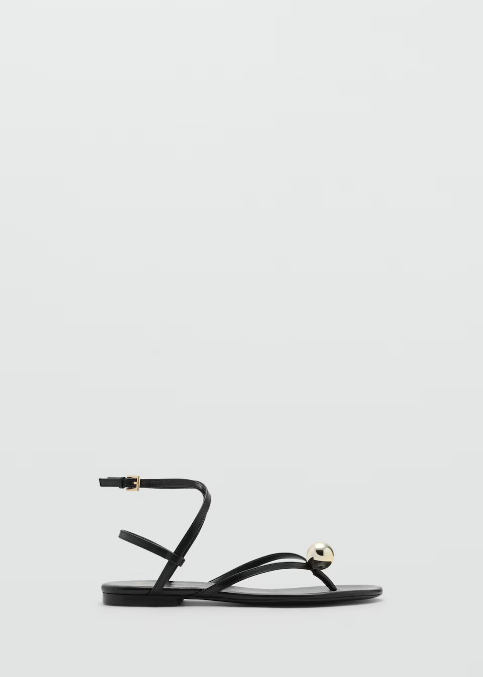 M&S Collection, Leather Ankle Strap Flat Sandals