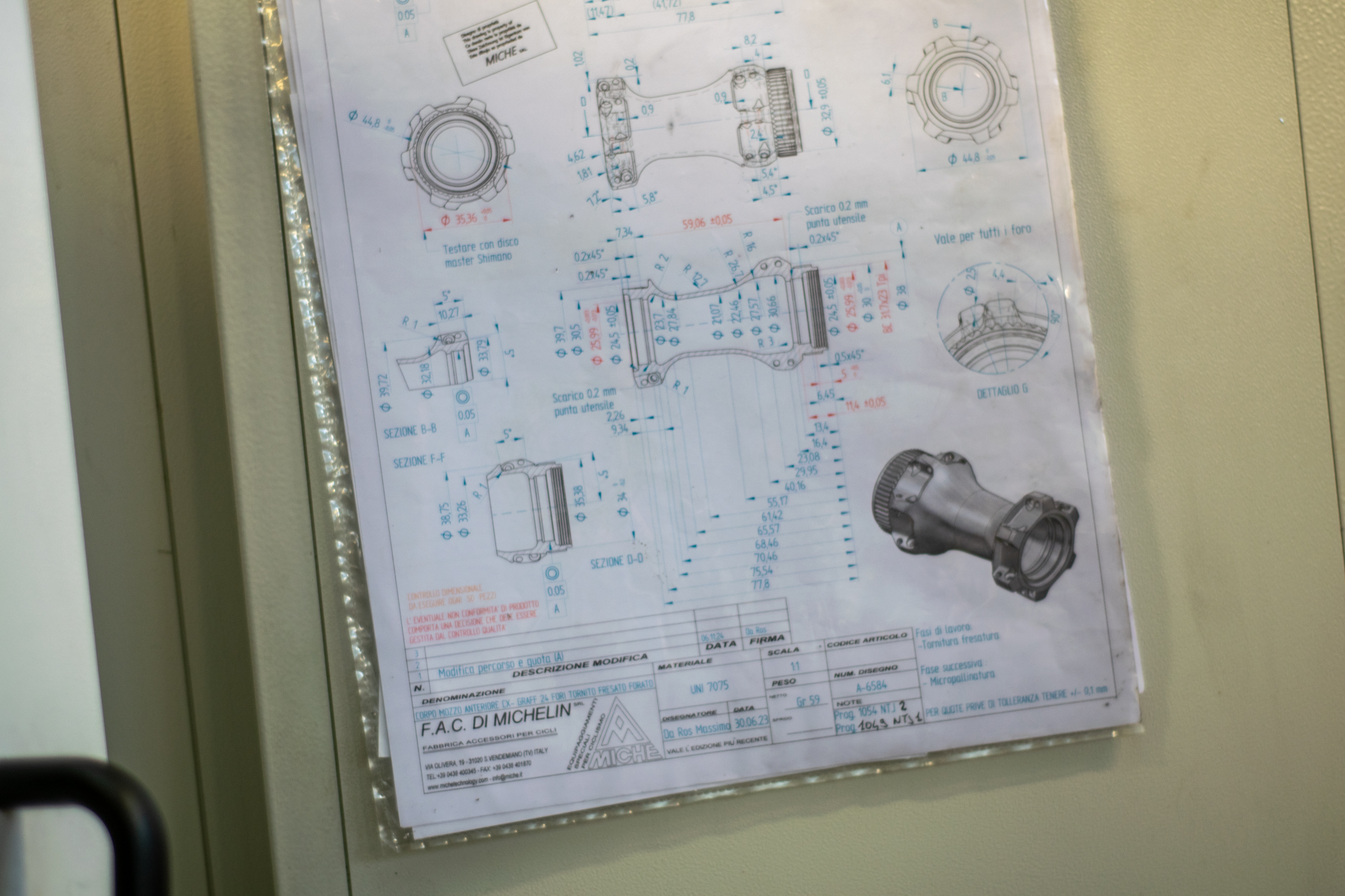 The Miche cycling component factory