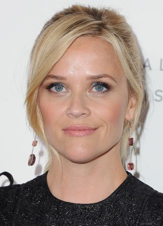 Reese Witherspoon with defined eyes and glowing skin