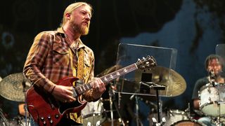 Derek Trucks of Tedeschi Trucks Band performs at PNC Music Pavilion on July 23, 2022 in Charlotte, North Carolina