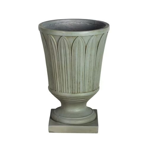 Classical Embossed Leaf Urn