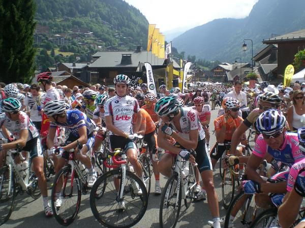 Riders getting ready on the start line