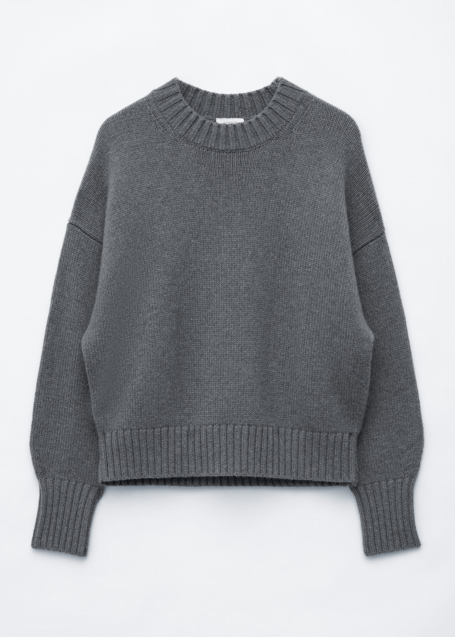 Oversized Wool-Cashmere Jumper - Grey