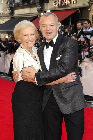 Mary Berry And Graham Norton At The BAFTAs 2014