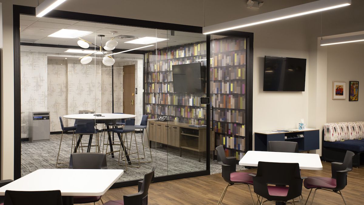 Opened in May, Bank Iowa&#039;s new headquarters accommodates training, meetings, and administrative offices with technology from Symetrix, Shure, RTI, Bose, Just Add Power, and more.