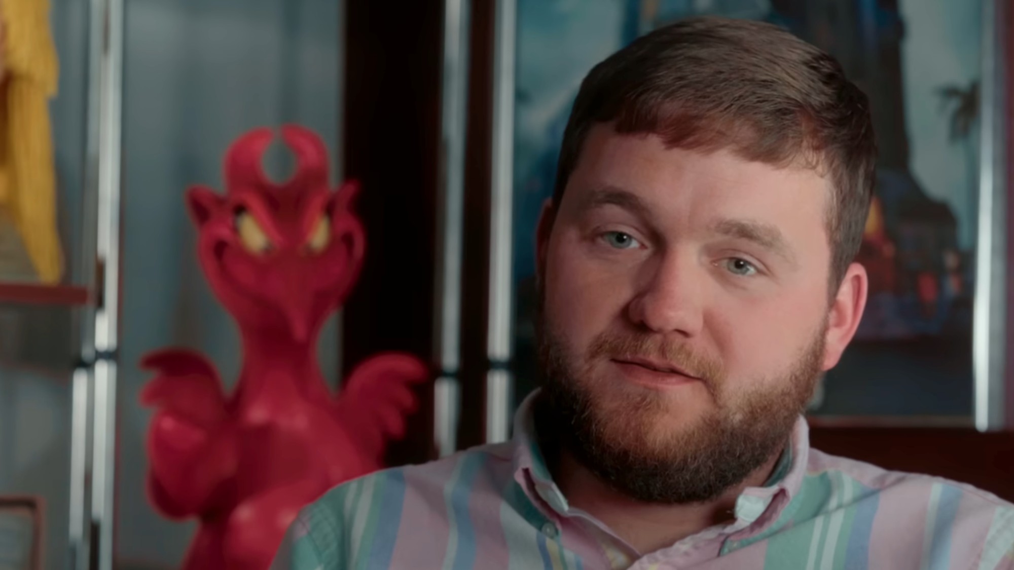 Patrick Spikes being interviewed in Stolen Kingdom