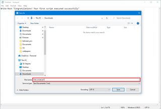 How to create and run a PowerShell script file on Windows 10 or 11 ...