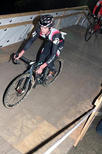 Zach McDonald (Rapha-Focus) on the flyover