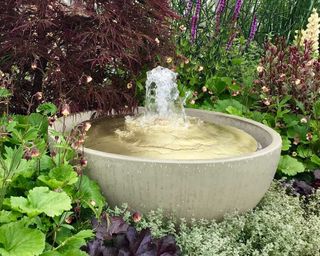 water bowl with fountain from solus decor
