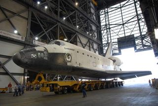 NASA Moves Rescue Shuttle, Prepares for Hurricane Ike