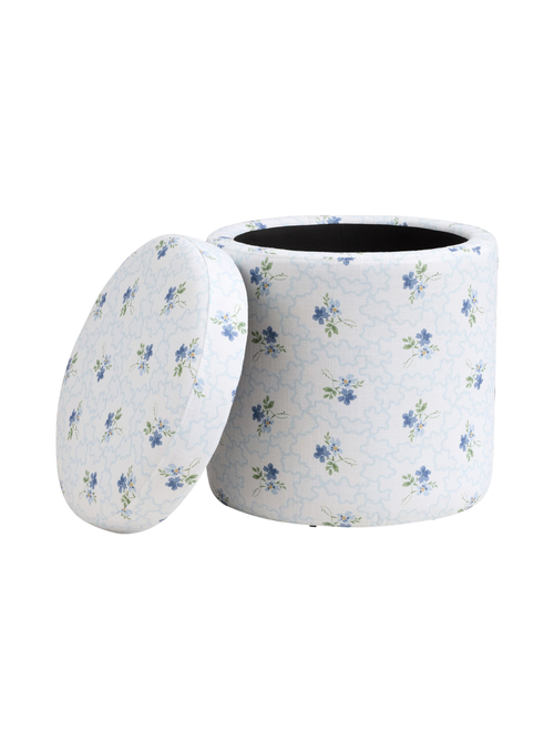 Hill House Home Round Storage Ottoman