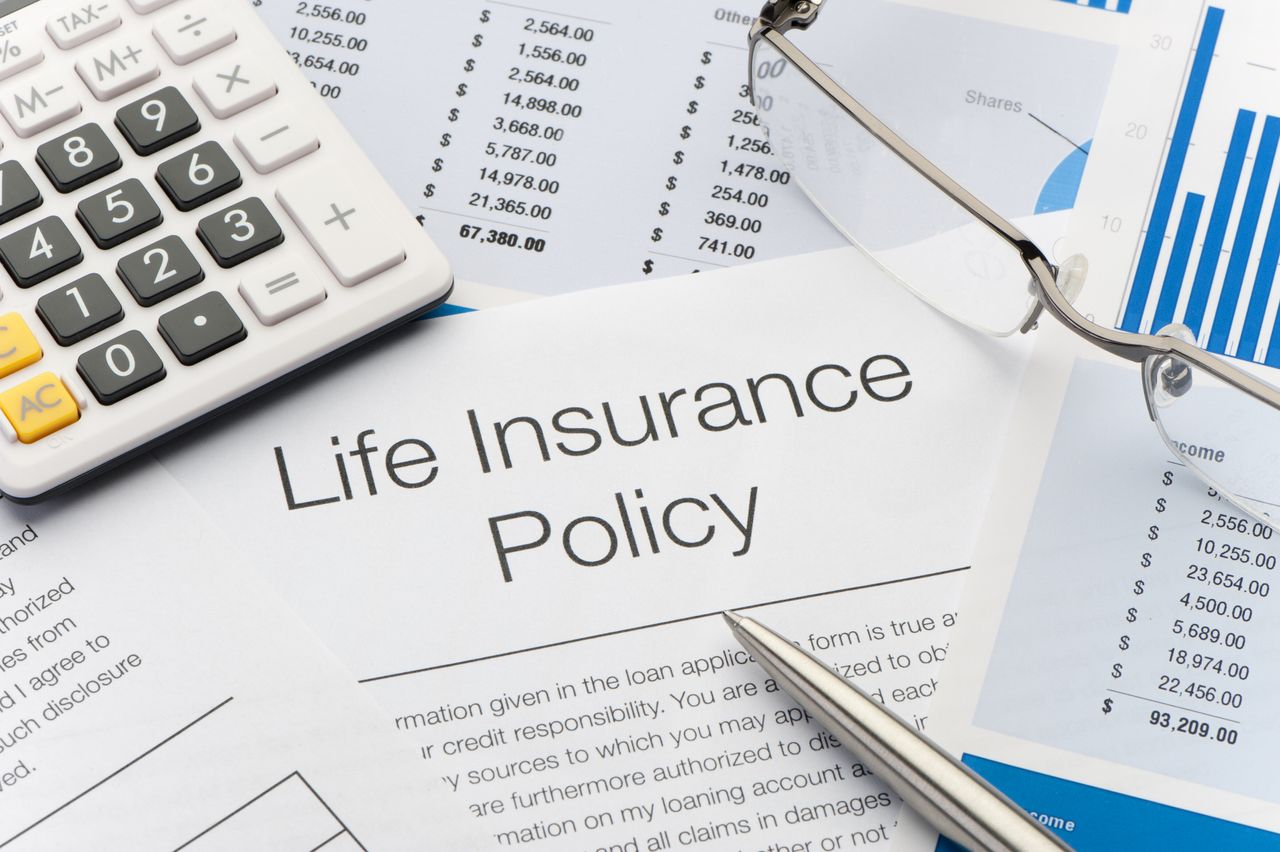 Close up of Life Insurance Policy