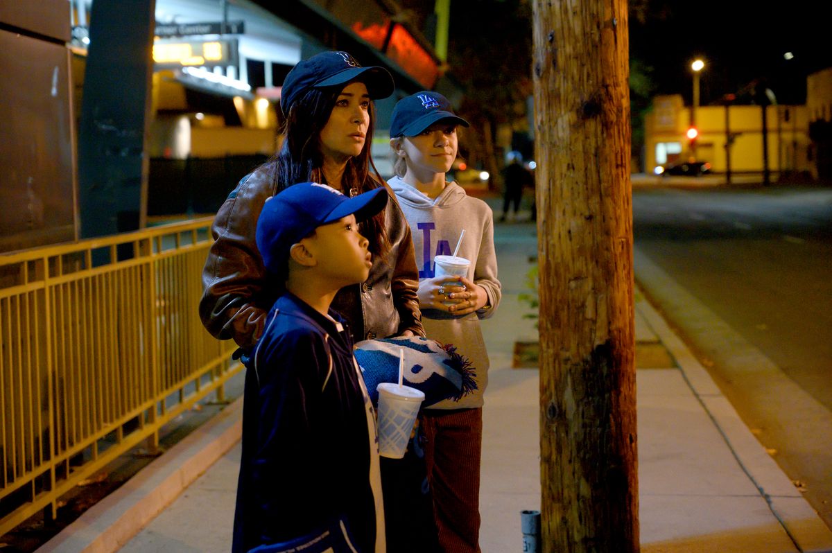 Caleb Mantuano as Murray, Pamela Adlon as Sam Fox, Olivia Edward as Duke.