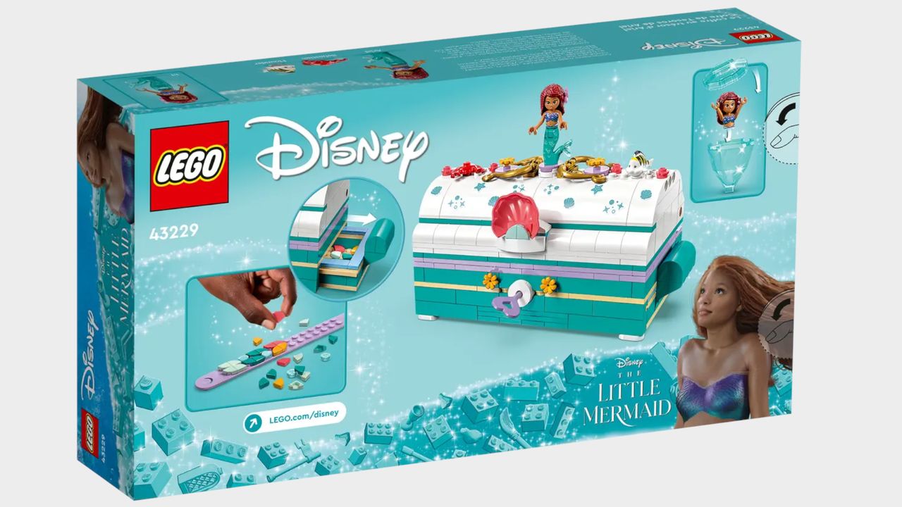 Ariel's Treasure Chest set on a plain background