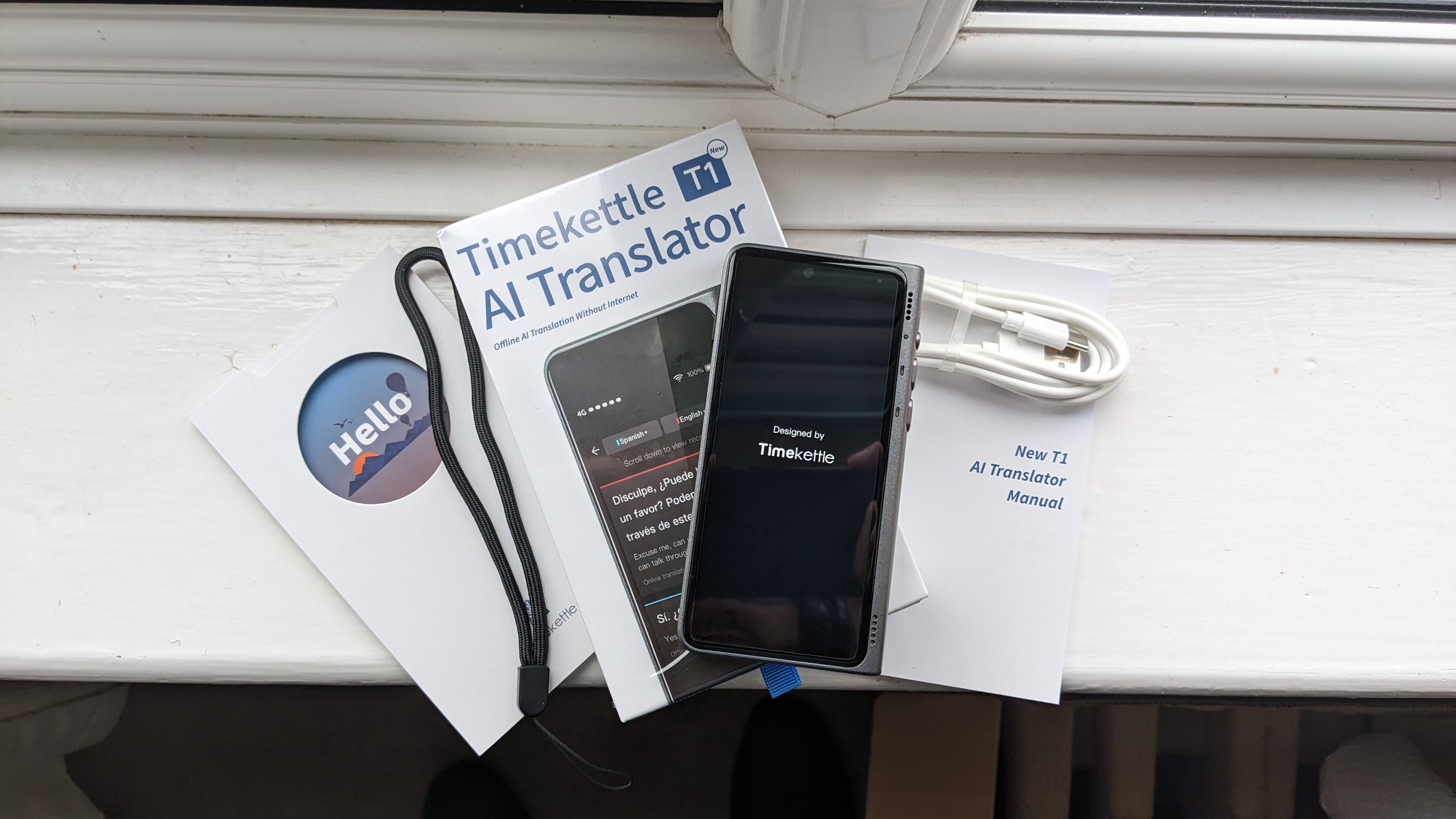 Timekettle T1 AI translator during our review