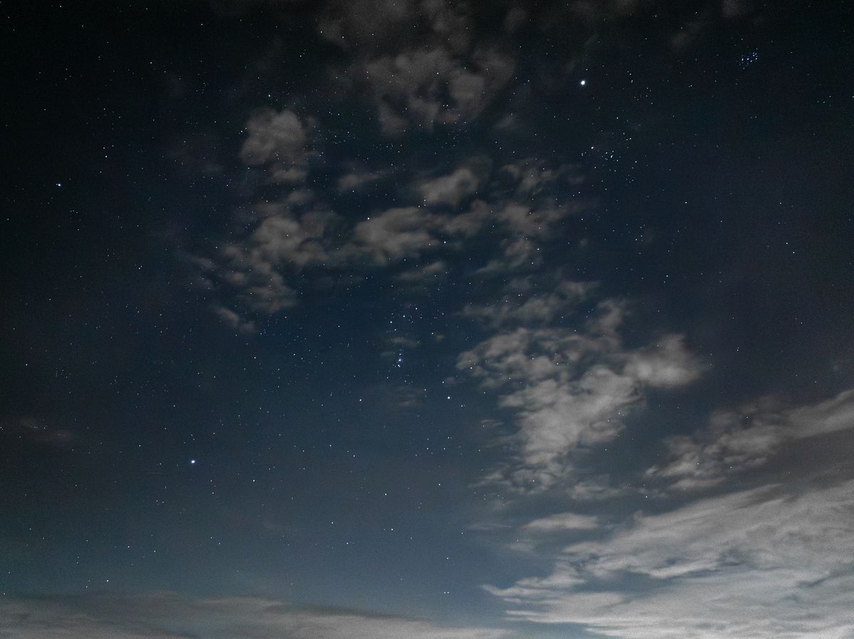 Photo of the night sky taken with a DJI Mavic 3 Pro drone