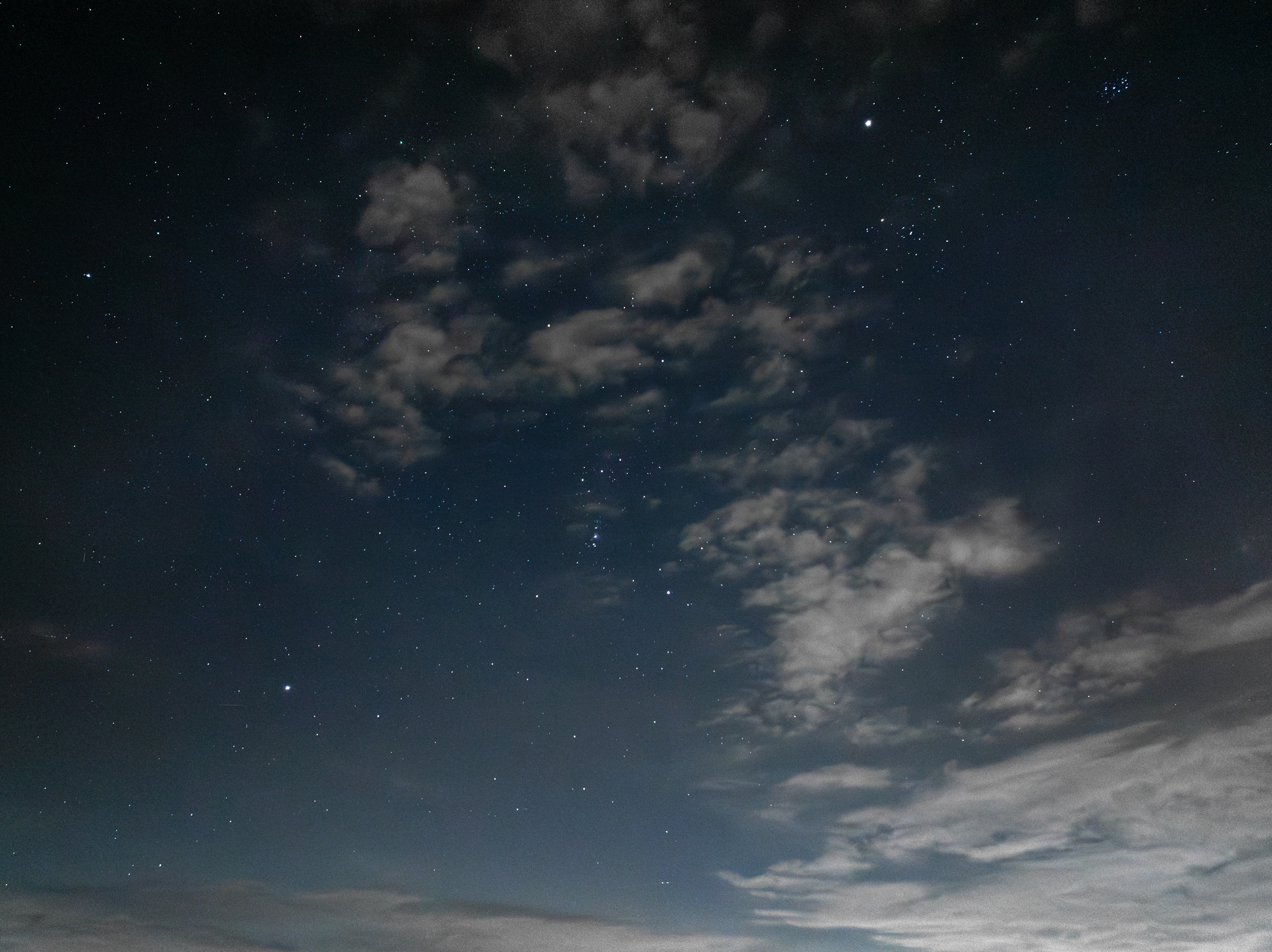 Photo of the night sky taken with a DJI Mavic 3 Pro drone