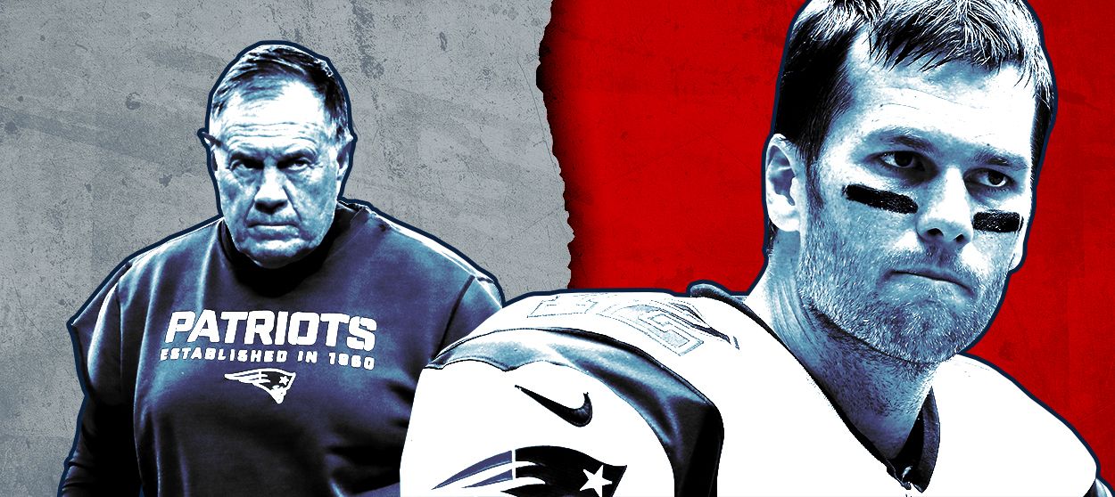 Tom Brady and Bill Belichick.