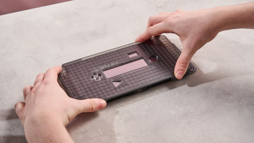 Person placing application frame on the Genki Aegis Shield