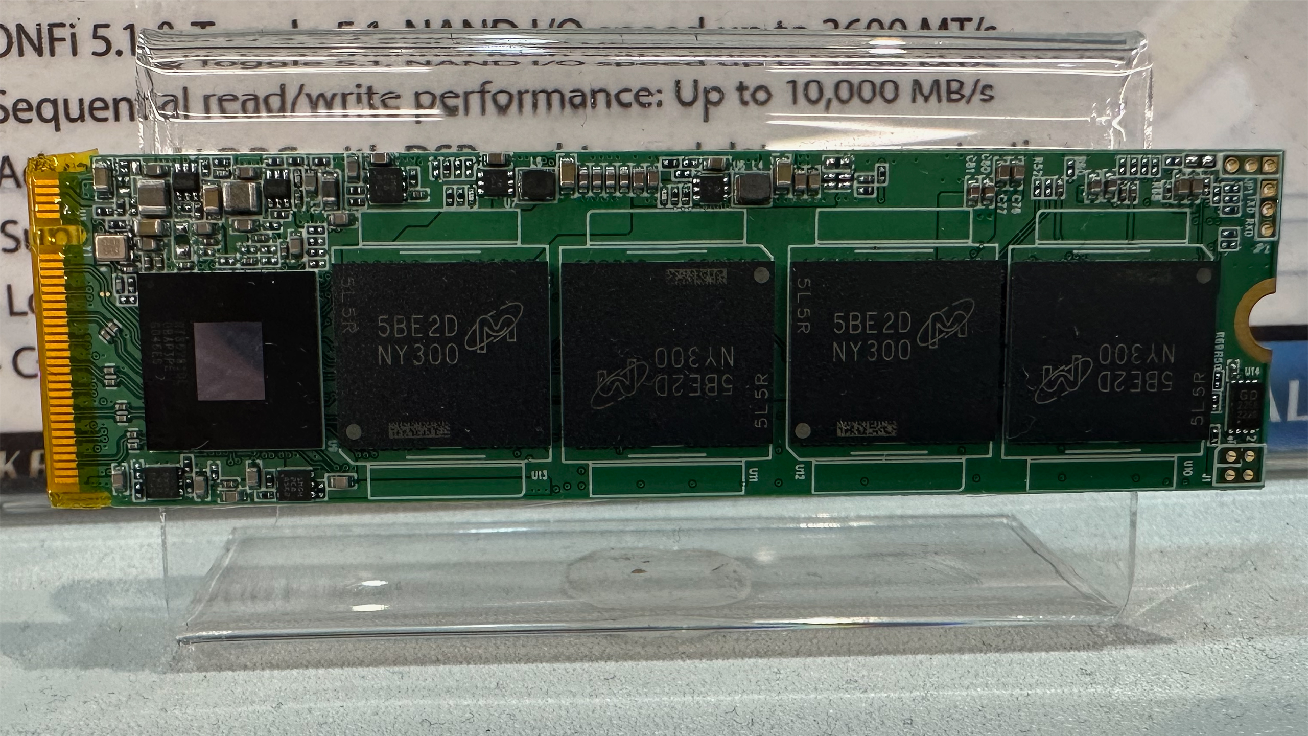 Realtek's prototype SSD based on the RTS5781 controller