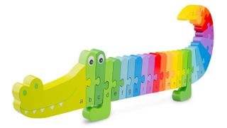 Learn The Alphabet Educational Wooden Puzzle - Crocodile, one of w&h's picks for Christmas gifts for kids