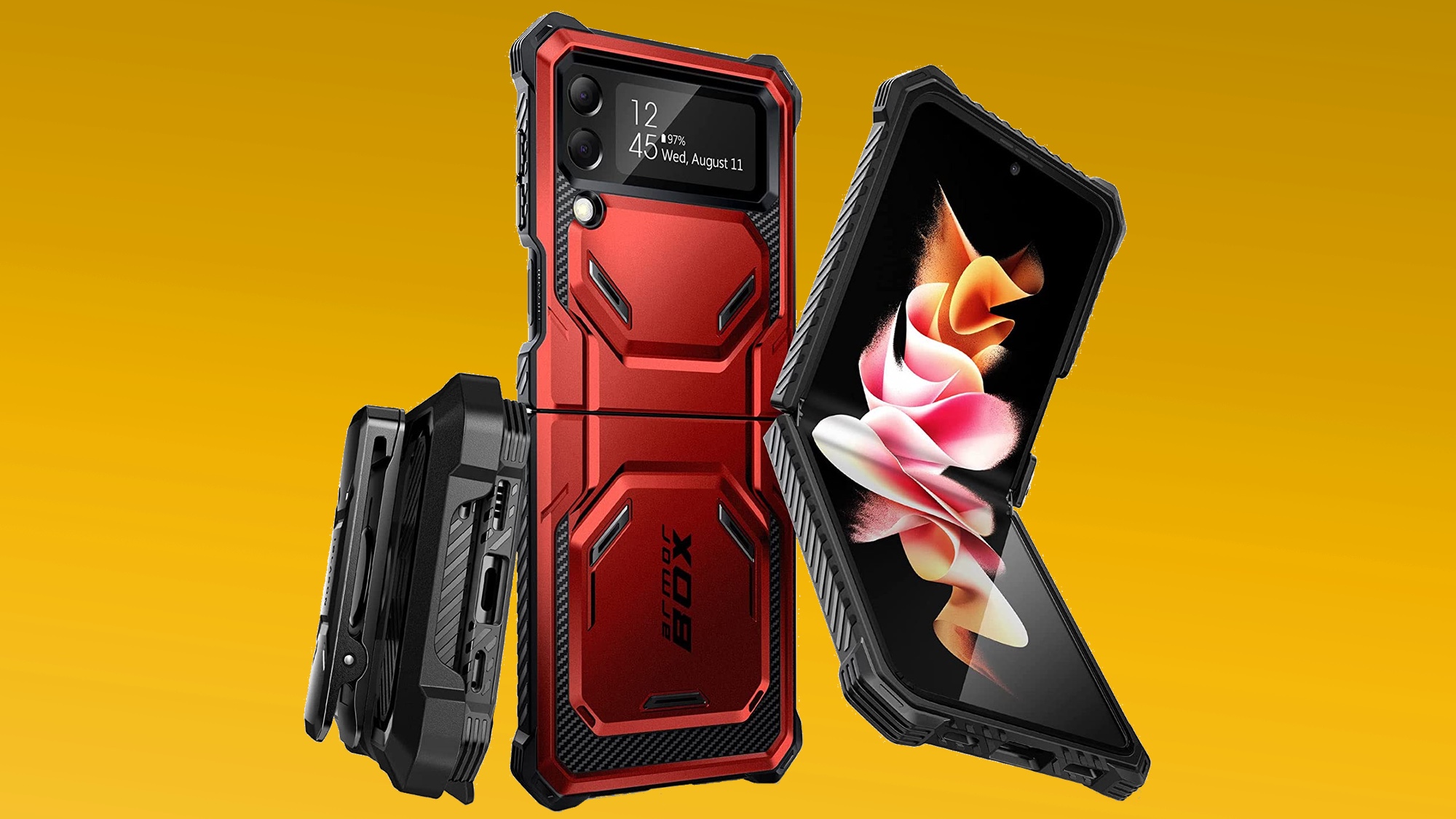 best samsung galaxy z flip 4 cases i-Blason Armorbox Series Case
