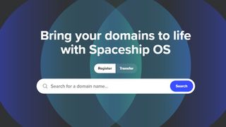 An image of Spaceship's homepage