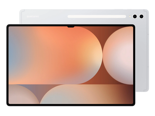 The Samsung Galaxy Tab S10 Ultra tablet floating on a white background.