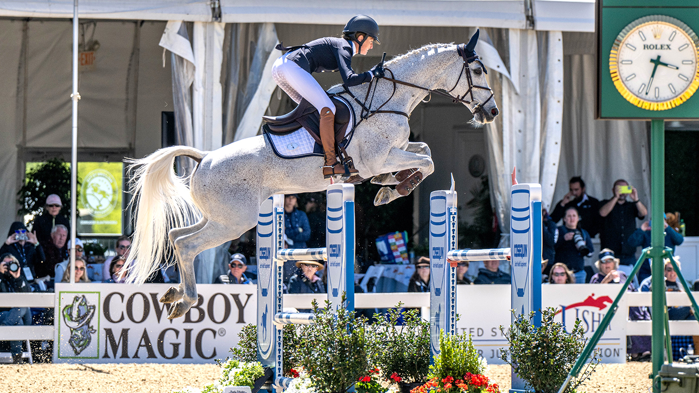 Emily Hamel and Corvett at Kentucky Three-Day Event 2025.