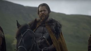 Jóhannes Haukur Jóhannesson on a horse on Game of Thrones