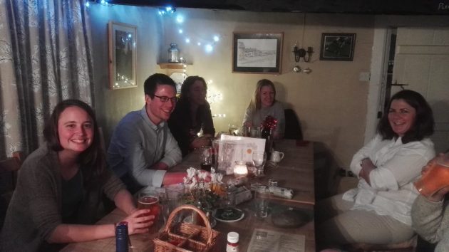 Our yard Christmas party