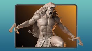 Making ZBrush for iPad; a sculpt of a norse warrior