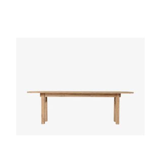 light wood dining table