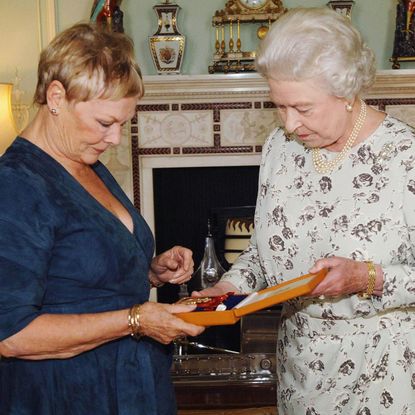 Queen Elizabeth II Meets Dame Judi Dench