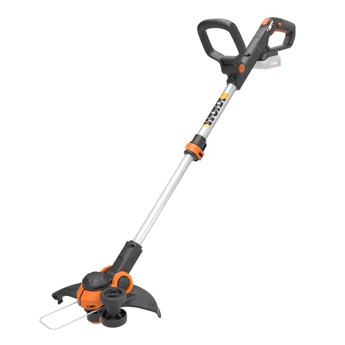 Worx Cordless String Trimmer &amp;amp; Lawn Edger, 12" Electric Weed Wacker With Command Feed, 20v Weed Eater With 4.63 Lbs, Batteries &amp;amp; Charger Not Included, Wg163.9
