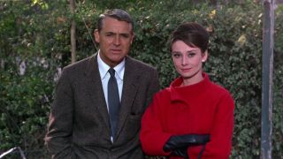 Cary Grant and Audrey Hepburn in Charade.