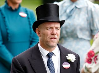 Mike Tindall attends day three, Ladies Day, of Royal Ascot at Ascot Racecourse