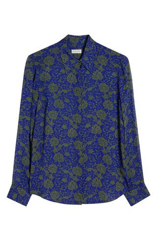 Chowy Floral Georgette Button-Up Shirt