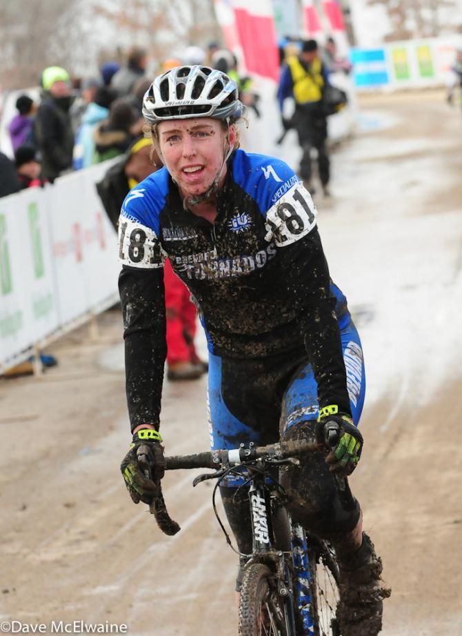Erica Zaveta (Brevard College) won the women's D2 collegiate 'cross championship