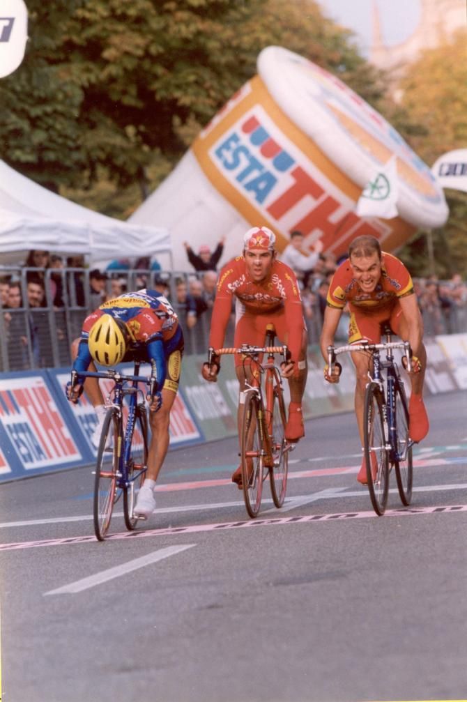 Mirko Celestino led an Italian one, two, three in 1999