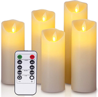 Set of 5 Flameless Candles | was £19.99 now £15.99 at Amazon