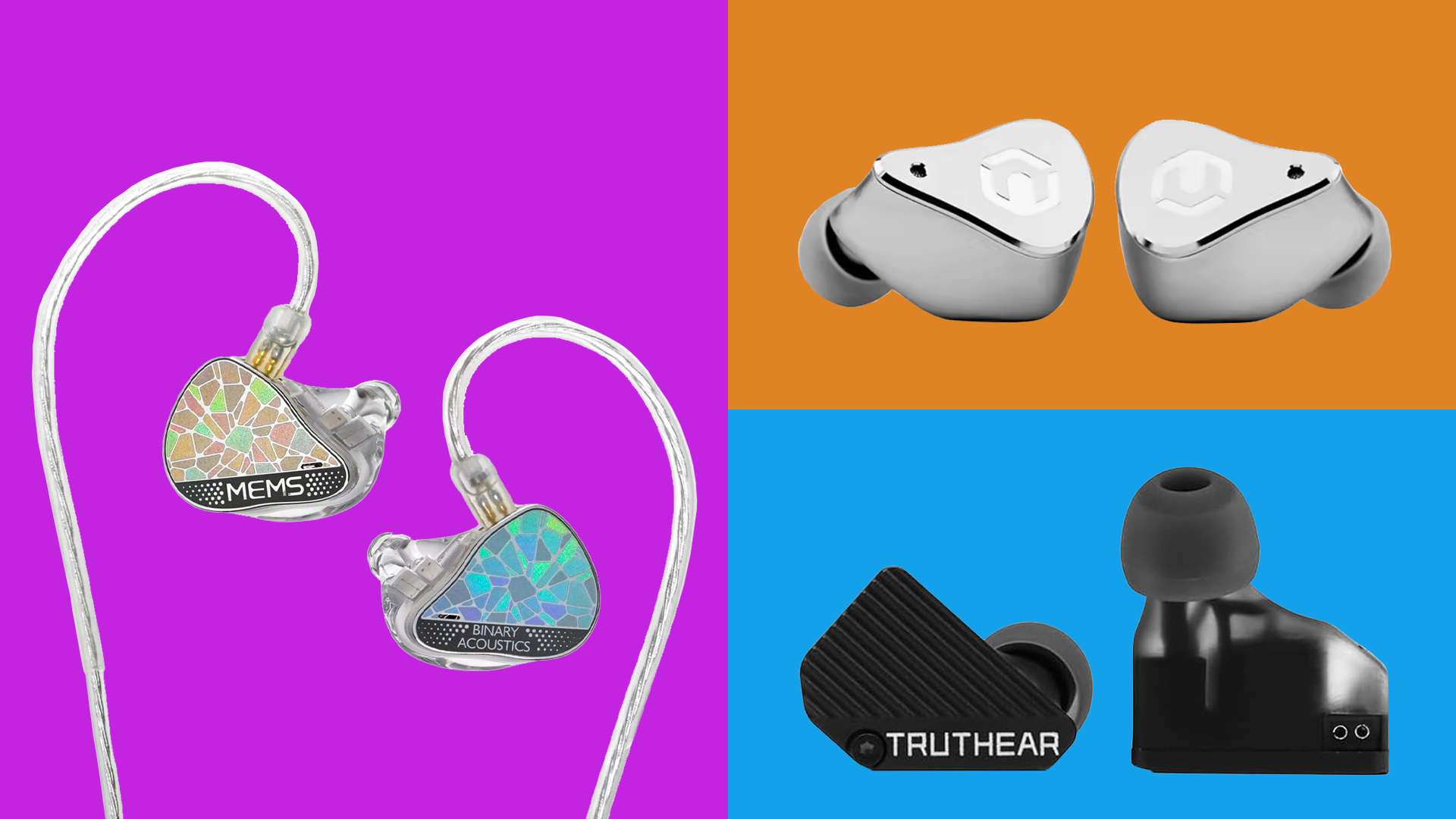 Three of the best IEMs under $500. 