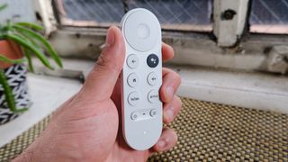 The Chromecast with Google TV remote