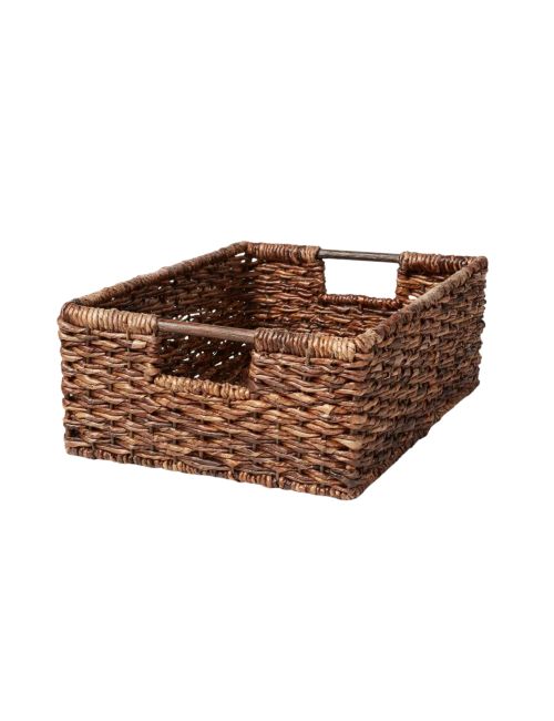Woven Abaca Folio Bin