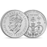 1. The Coronation of His Majesty King Charles III 2023 UK £5 Coin