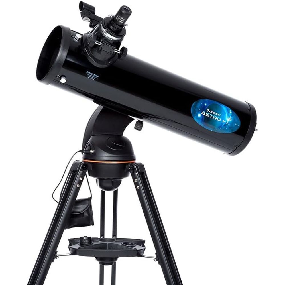 Celestron Astro Fi 130 on a white background