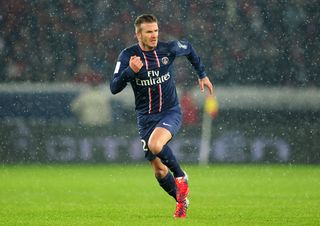 Beckham went on to make 14 appearances in all competitions for PSG (Adam Davy/PA).