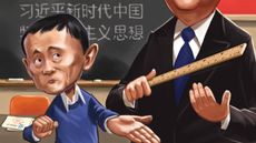Jack Ma getting a spanking